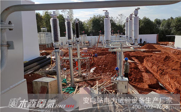 手持式接地導(dǎo)通測試儀安徽宣城風(fēng)電場試驗中